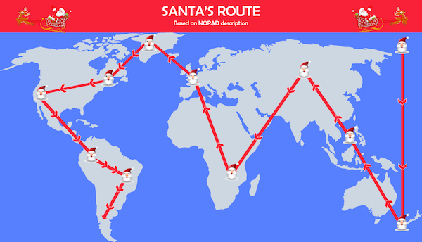 Santa&rsquo;s Highly Inefficient Christmas Journey